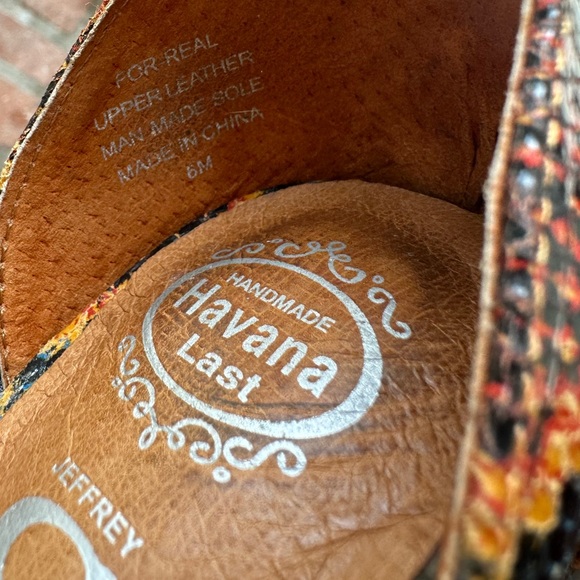 Jeffrey Campbell Multicolor Snakeskin Platform Sandal - Picture 7 of 8